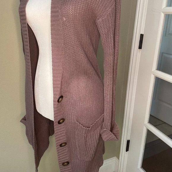 NORDSTROM Rubbish Long Line Cardigan size XS - Picture 2 of 5